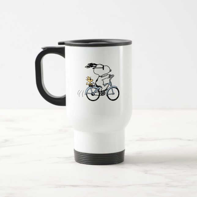Jordnötter | Snoopy & Woodstock Bicycle Resemugg (Vänster)