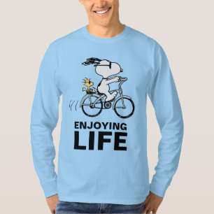 Jordnötter   Snoopy & Woodstock Bicycle T Shirt