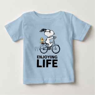 Jordnötter   Snoopy & Woodstock Bicycle T Shirt