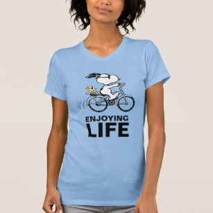 Jordnötter   Snoopy & Woodstock Bicycle T Shirt