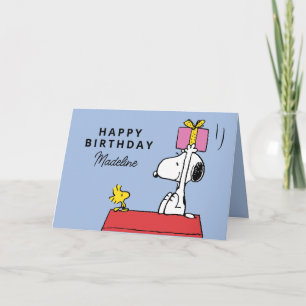 Jordnötter   Snoopy & Woodstock Birthday   LÄGG TI Kort