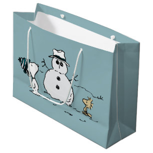 Jordnötter   Snoopy & Woodstock Bygger A Snögubbe