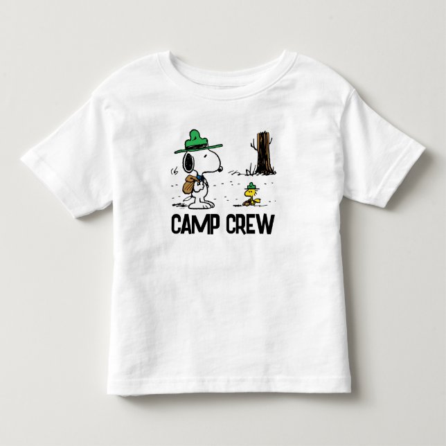 Jordnötter | Snoopy & Woodstock Camping T Shirt (Framsida)