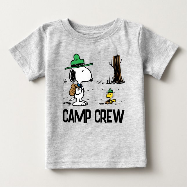 Jordnötter | Snoopy & Woodstock Camping T Shirt (Framsida)
