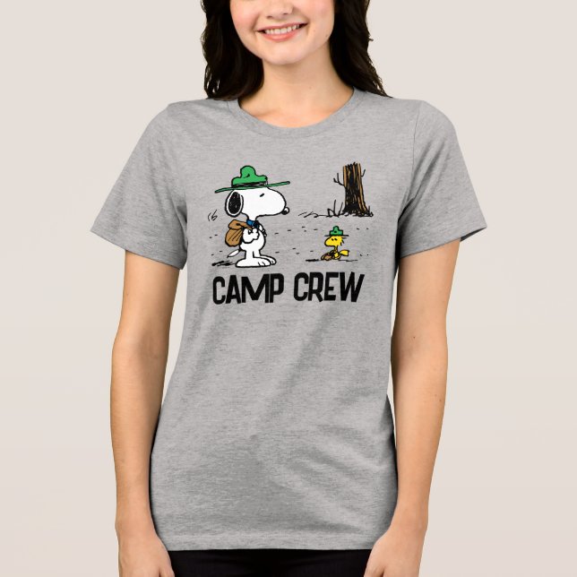Jordnötter | Snoopy & Woodstock Camping T Shirt (Framsida)