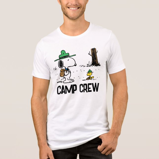 Jordnötter | Snoopy & Woodstock Camping T Shirt (Framsida)