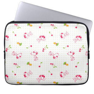 Jordnötter   Snoopy & Woodstock Cherry Mönster Laptop Fodral