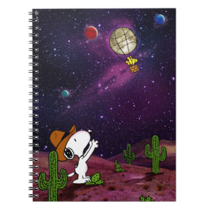 Jordnötter   Snoopy & Woodstock Cowboy Anteckningsbok