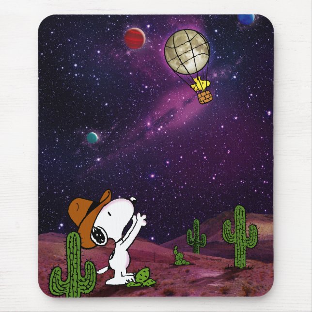 Jordnötter | Snoopy & Woodstock Cowboy Musmatta (Framsidan)