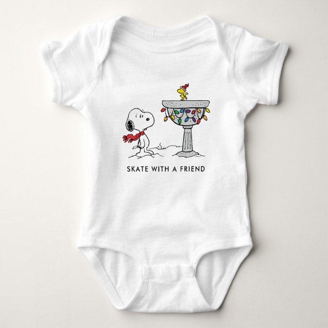 Jordnötter | Snoopy & Woodstock Decorated Bird Bat T Shirt (Framsida)