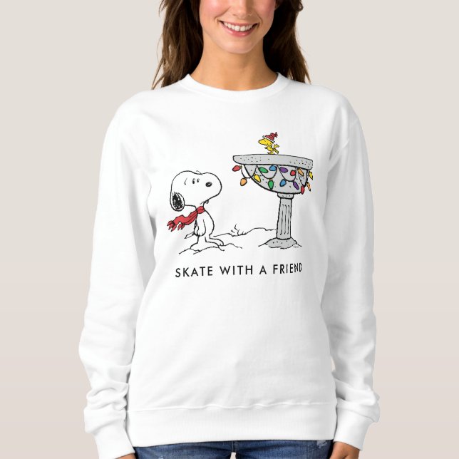 Jordnötter | Snoopy & Woodstock Decorated Bird Bat T Shirt (Framsida)