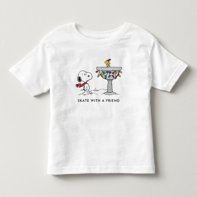 Jordnötter | Snoopy & Woodstock Decorated Bird Bat T Shirt (Framsida)
