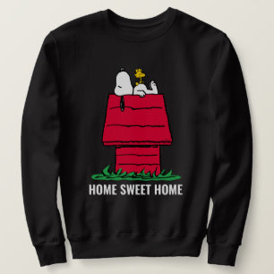 Jordnötter   Snoopy & Woodstock Doghouse Lång Ärmad Tröja