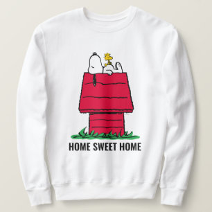 Jordnötter Snoopy & Woodstock Doghouse Lång Ärmad Tröja