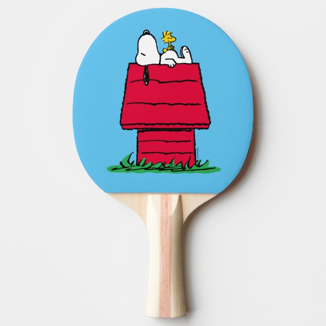 Jordnötter | Snoopy & Woodstock Doghouse Pingisracket (Framsidan)