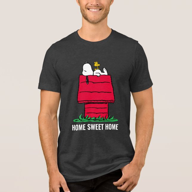 Jordnötter | Snoopy & Woodstock Doghouse T Shirt (Framsida)