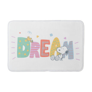 Jordnötter   Snoopy & Woodstock Dream Badrumsmatta