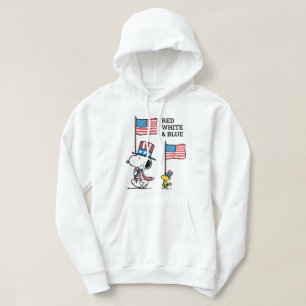Jordnötter   Snoopy & Woodstock farbror Sams Hoodie
