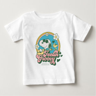 Jordnötter   Snoopy & Woodstock Feelin'Groovy T Shirt