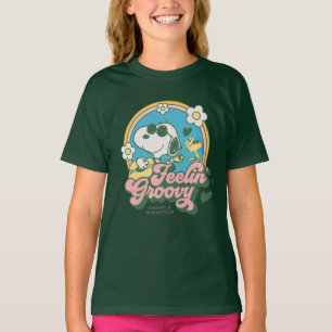 Jordnötter   Snoopy & Woodstock Feelin'Groovy T Shirt