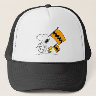 Jordnötter   Snoopy & Woodstock Flaggor Keps