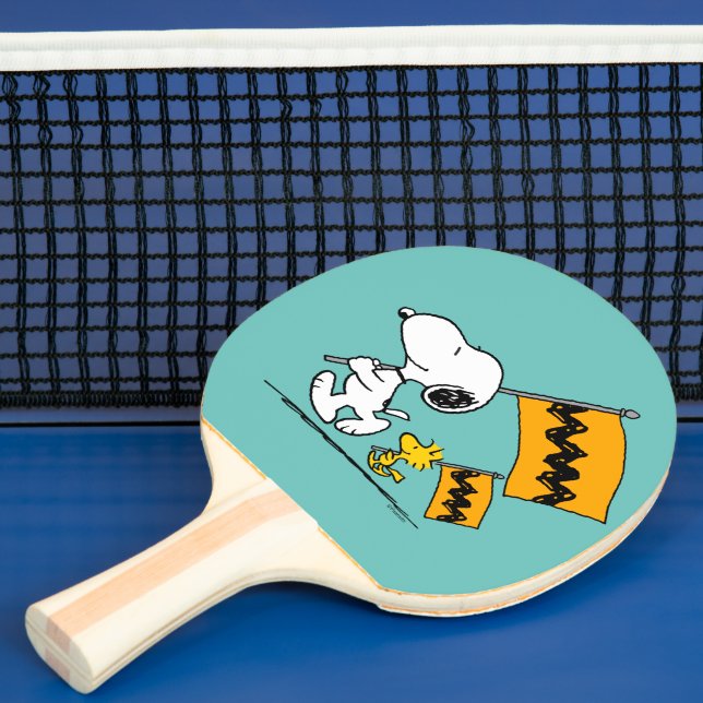Jordnötter | Snoopy & Woodstock Flaggor Pingisracket (Insitu)