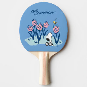 Jordnötter Snoopy & Woodstock Flower   Lägg till d Pingisracket