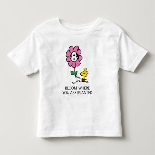 Jordnötter   Snoopy & Woodstock Flower T Shirt