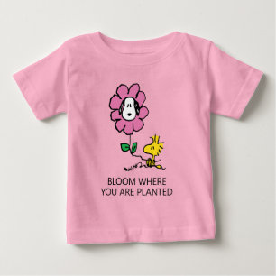 Jordnötter Snoopy & Woodstock Flower T Shirt