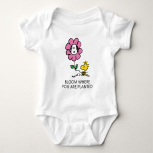 Jordnötter   Snoopy & Woodstock Flower T Shirt