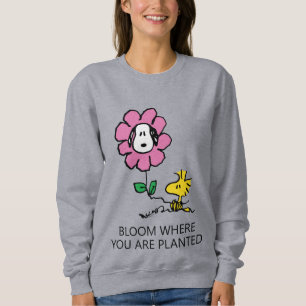 Jordnötter   Snoopy & Woodstock Flower T Shirt