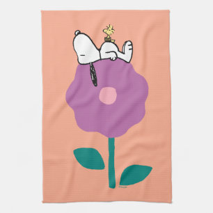 Jordnötter   Snoopy & Woodstock Flower Whistle Kökshandduk