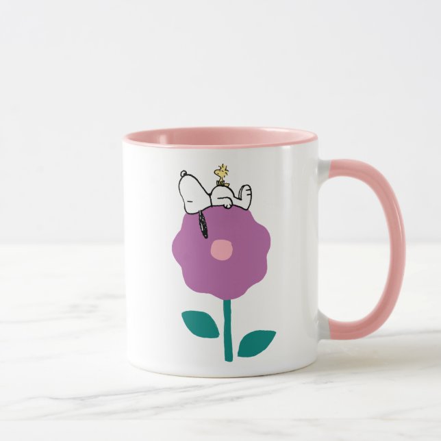 Jordnötter | Snoopy & Woodstock Flower Whistle Mugg (Höger)
