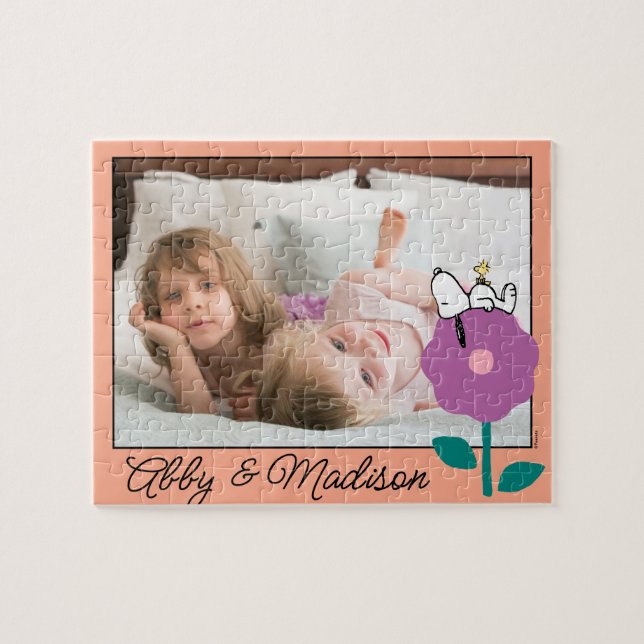 Jordnötter | Snoopy & Woodstock Flower Whistle Pussel (Horisontell)