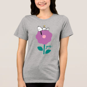 Jordnötter   Snoopy & Woodstock Flower Whistle T Shirt