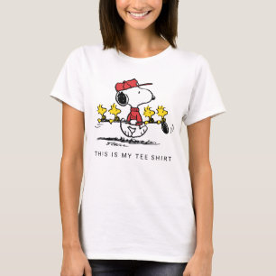Jordnötter   Snoopy, Woodstock & Friends Golf T Shirt