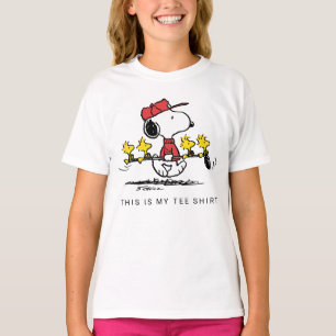 Jordnötter   Snoopy, Woodstock & Friends Golf T Shirt
