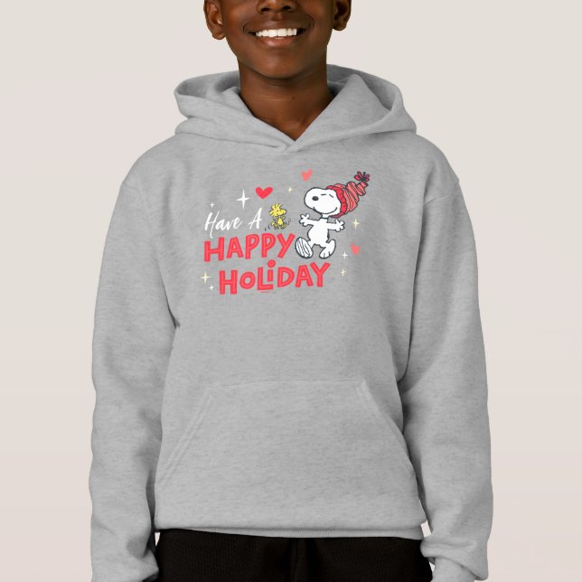 Jordnötter | Snoopy & Woodstock Glad helg T Shirt (Framsida)