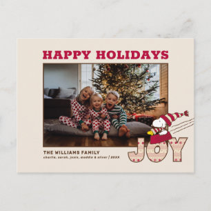 Jordnötter   Snoopy & Woodstock Glädje slädfärd Helg Vykort