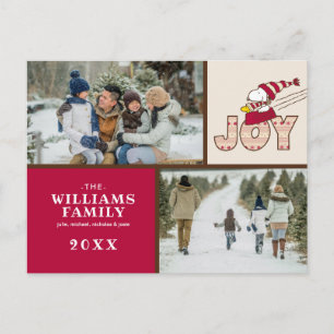 Jordnötter   Snoopy & Woodstock Glädjeroddelstur Helg Vykort