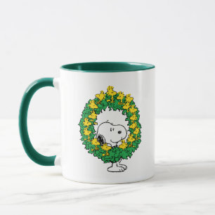 Jordnötter Snoopy & Woodstock God Julfrand Mugg