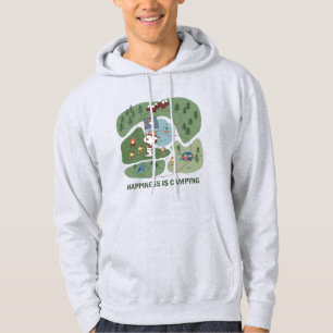 Jordnötter Snoopy & Woodstock Happiness är Campi Hoodie
