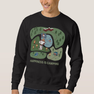 Jordnötter   Snoopy & Woodstock Happiness är Campi Lång Ärmad Tröja