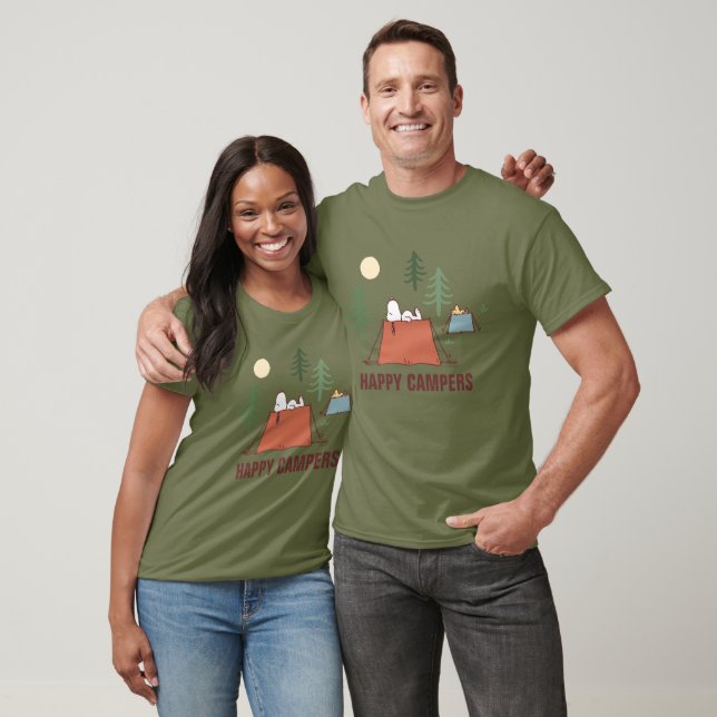 Jordnötter | Snoopy & Woodstock Happiness är Campi T Shirt (Unisex)