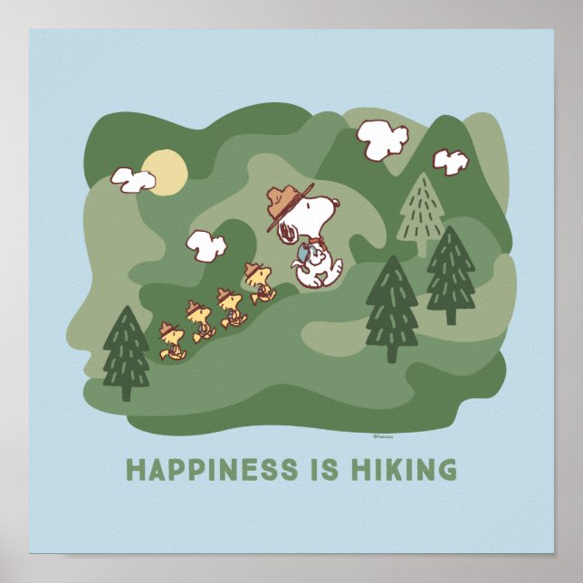 Jordnötter | Snoopy & Woodstock Happstock ökar Poster (Framsidan)