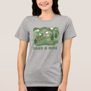 Jordnötter Snoopy & Woodstock Happstock ökar T Shirt