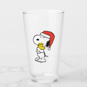Jordnötter Snoopy & Woodstock Helgdag Hugs Glaskopp