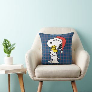 Jordnötter   Snoopy & Woodstock Helgdag Hugs Kudde
