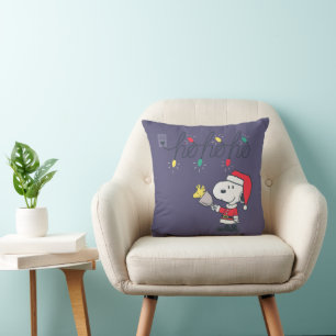 Jordnötter   Snoopy & Woodstock Ho Ho Ho Kudde