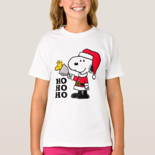 Jordnötter   Snoopy & Woodstock Ho Ho Ho T Shirt